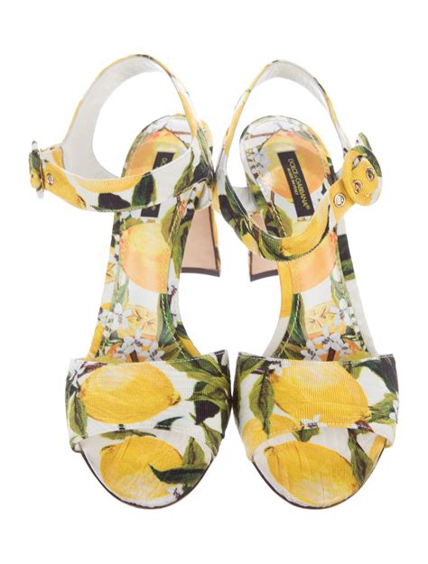 dolce gabbana sandals lemon.